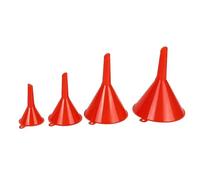 General Funnel 4PCS Plastic Funnel Set Multi-Size Oil Funnels for Automotive Engine Fuel Liquid Transfer Car Accessories