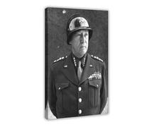 General George S Patton Canvas Art Poster And Wall Art Picture Print Modern Family Bedroom Decor 16x24inch(40x60cm)