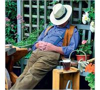 General Male Open Birthday Card for Men - Garden Nap and a Beer - Made in the UK by Abacus Cards