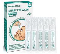 General Medi Eye Wash - Sterile Saline Solution 5ml/0.9% (Pack of 40)