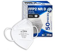 general merchandising FFP2 Face Masks 50 Pieces - CE 0465 Certified Respirator - Adjustable Nose Clip - Made in Italy