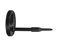 General Metal Phone Holder With Weighted Base Desktop Microphones Stand For Indoor Outdoor Take & Broadcasting Tablet And Phone Holder