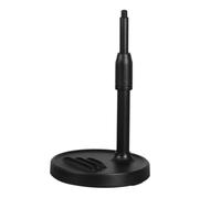 General Metal Phone Holder with Weighted Base Desktop Microphones Stand for Indoor Outdoor Take & Broadcasting