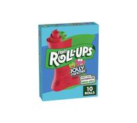 General Mills Jolly Rancher Fruit Roll-Ups - Fruit Flavoured Snack- Variety Pack with Watermelon & Green Apple - 141g