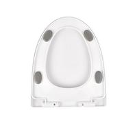 General Not Slip Toilet Seat Replacement Heavy Duty Quiet Slow Closing Designs Lid Case for Classical Models Quiet Close Lid
