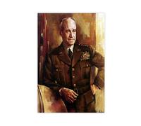 General Omar Bradley Portrait Canvas Art Poster And Wall Art Picture Print Modern Family Bedroom Decor 12x18inch(30x45cm)