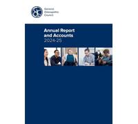 General Osteopathic Council Annual Report 2024-25 12/09/2025