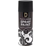 General Packaging Black Gloss Finish Multipurpose Aerosol Spray Paint 400ml (1)
