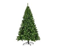 General Packaging Classic Xmas Tree Realistic Natural Branches Green Christmas Tree [5FT/6FT/7FT/8FT/10FT] (6FT (180cm))