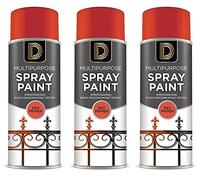 General Packaging Red Primer Professional Multipurpose Aerosol Spray Paint 400ml (3)
