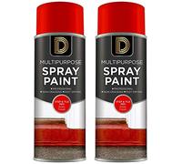 General Packaging Step & Tile Red Gloss Finish Multipurpose Aerosol Spray Paint 400ml (2)