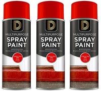 General Packaging Step & Tile Red Gloss Finish Multipurpose Aerosol Spray Paint 400ml (3)