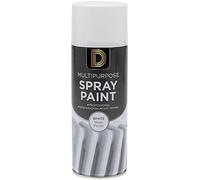 General Packaging White Gloss Finish Multipurpose Aerosol Spray Paint 400ml… (1)