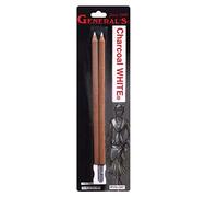 General Pencil 5582BP Charcoal White Pencils 2/Pkg-2B