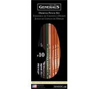 General Pencil Drawing Pencil Kit Piece, Graphite, Assorted, 12 Count (Pack of 1)