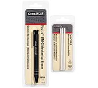 General Pencil - Pencil-Eraser + Refills Bundle - GPBM2-BP Factis Pen Style Eraser Plus GPBM2-3RBP Factis Pen Style Eraser Refills