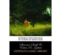 General psychology in terms of behavior