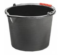 General purpose buckets with pouring lip,calibration scale, wide base and moulded handle,3 sizes (1, 20l)