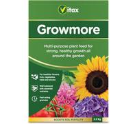 General Purpose Growmore Plant Feed Fertiliser Fast Acting Encourages Growth & Heavy Crops for Fruit Veg Flower Lawn Enriched with Nutrients (2.5kg)