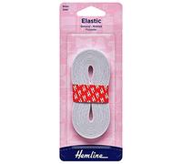 General Purpose Knitted Elastic: 3m x 6mm: White