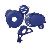 General Purpose Off-Road Motorcycle Engine Clutch Cover, Water, Ignition Protector ZS172FMM-3(3 set Blue)