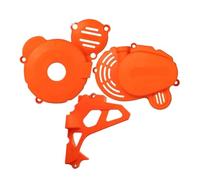 General Purpose Off-Road Motorcycle Engine Clutch Cover, Water, Ignition Protector ZS172FMM-3(3 set Orange)