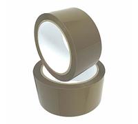 General Purpose Strong Brown Packaging Tape 5 Rolls Cellotape 48mm x 66mm Thick Heavy Duty & Secure Sticky Seal Ideal for Box Wrapping Packing Boxing Parcels Moving House Removals Parcel Packing Tape