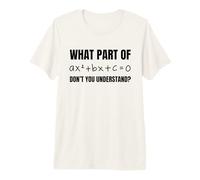 General Quadratic Equation and Maths Formulas Premium T-Shirt