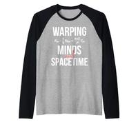 General Relativity Field Equations Warping Minds Spacetime Raglan Baseball Tee