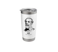 General Robert E. Lee United States Civil War Virginia Army Stainless Steel Insulated Tumbler