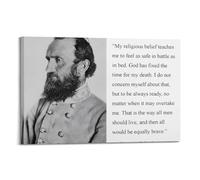 General Stonewall Jackson (2) Canvas Poster Wall Art Poster for Room Living Room Study Aesthetics And DecorationFrame-style 20x30inch(50x75cm)