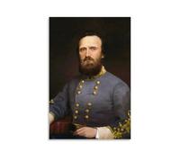 General Stonewall Jackson Portrait Posters for Room Aesthetic Canvas Wall Art Bedroom Decor08x12inch(20x30cm)