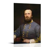 General Stonewall Jackson Portrait Posters for Room Aesthetic Canvas Wall Art Bedroom Decor16x24inch(40x60cm)