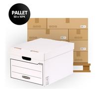 General Storage Box White 10Pk (Fsc) - Pallet [50 x Pack 10]