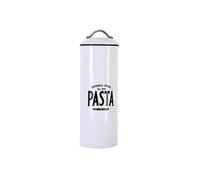 General Store Retro Metal Tall Round Spaghetti Pasta Storage Tin Box Container