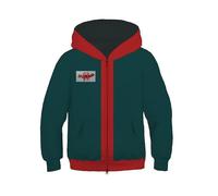 (General style, 6-7Years) Mike Spider-man: Across The Spider-verse Miles Morales Cosplay Hoodies Jacket Spiderman Into The Spider Kids Coat Boys Girls Hooded Tops Outwear