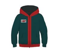 (General style, 6-7Years) Verse Miles Morales Cosplay Hoodies Spiderman Into The Spider Jacket Coat Kids Boys Girls Hooded Tops