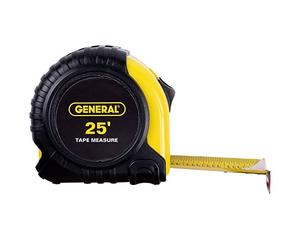 General Tools 25 Foot Tape Measure #WS-0901, Black