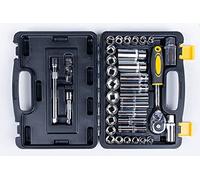 General Tools 3/8" Drive Socket Wrench Set #WS-0405, 36 Pieces, Black