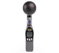 General Tools Deluxe Heat Index Monitor with Wet Bulb Globe Temperature, 75mm Black Ball (WBGT8778)