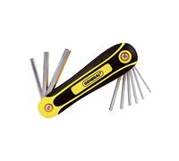 General Tools Folding Allen Wrench Sets #WS-0601 - A Durable and Ergonomic Allen Key Set That Includes Metric and SAE Hex Keys - Hex Key Set for DIY Handyman, Mechanic (17pc Folding Hex Key Set)