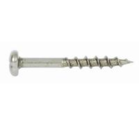 General Tools Phillips Square Drive Pan Head #8497, Self-Tapping Pocket Hole Screws, 1-1/4 Inch, 100-Pack, Coarse Thread