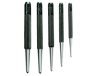 General Tools Round Shank Center Punches #SPC74, Set of 5 from 1/16 in. to 5/32 in.