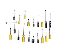 General Tools Screwdriver and Pick Set, 20 Pieces