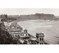 General view of the South Bay Scarborough North Yorkshire England seen here in the 19th century. From Around The Coast An Album of Pictures from Photographs of the Chief Seaside Places of Interest in