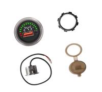 General Voltmeter ABS Enclosed Digital Electric Indicates for Automotive Marine Applications in 36mm Round Designs Round LED Voltmeter