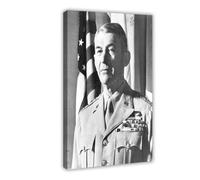 General Walter Krueger Portrait Canvas Art Poster And Wall Art Picture Print Modern Family Bedroom Decor 16x24inch(40x60cm)