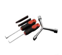 General Washing Machine Repair Kit with Cast Iron Core Wrench | Magnetic S 2 Bits and Ergonomic Handle for Impeller Removal and Drum Maintenance Tasks