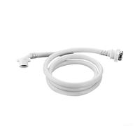 General Water Inlet Hose For Semi And Fully Automatic Washing Machines Flexible Pvc Pipe With Explosion Proof Design White Color 1.5 Meter Length(1.5m)