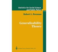 Generalizability Theory (Statistics for Social and Behavioral Sciences)